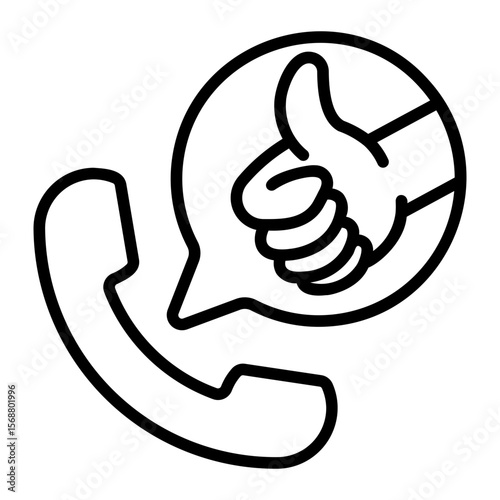 feedback Line Icon