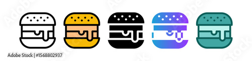 Burger multiple icon