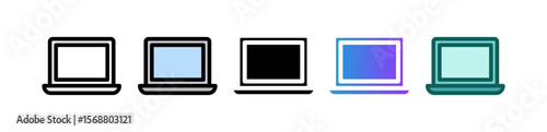 Laptop multiple icon