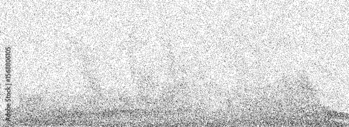 Abstract sandy grain texture. Stippled grit noise background. Distressed dust particles overlay. Grunge dotted dirt backdrop. Grange specks, speckles, granules print wallpaper. Vector dot work texture
