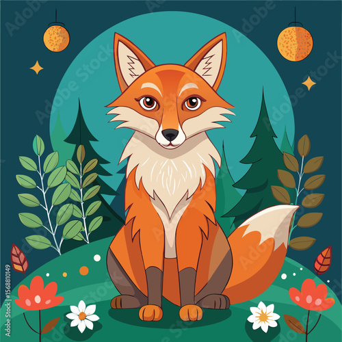 fox in the forest
