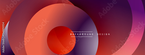 Abstract layers create dynamic composition. Gradient colors blend, forming flowing shapes. Modern design element for backgrounds.