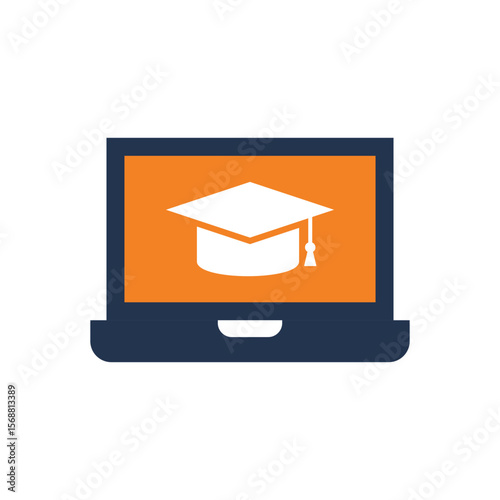 education flat icon