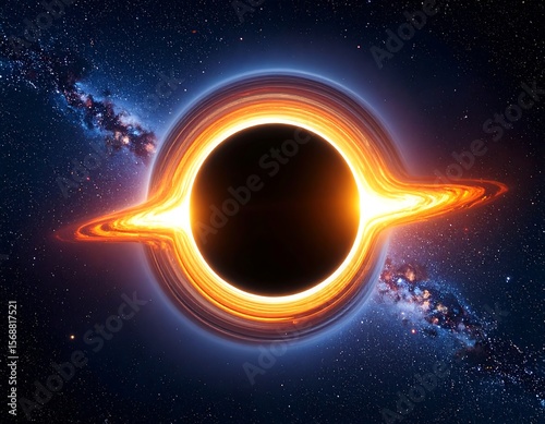 Cosmic black hole in space
