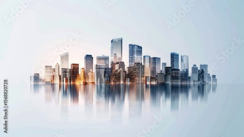 Wallpaper Mural Digital representation of business assets like property, equipment, and intellectual property. Torontodigital.ca