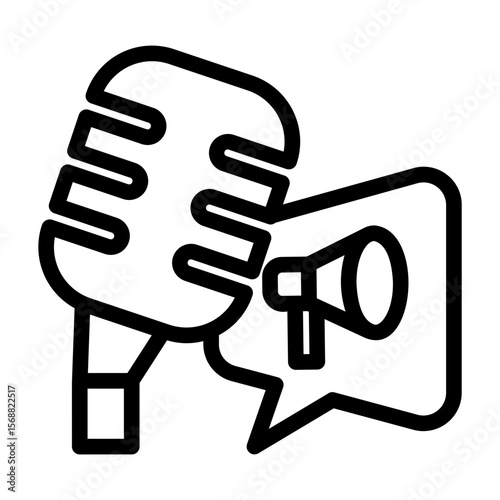 influencer Line Icon