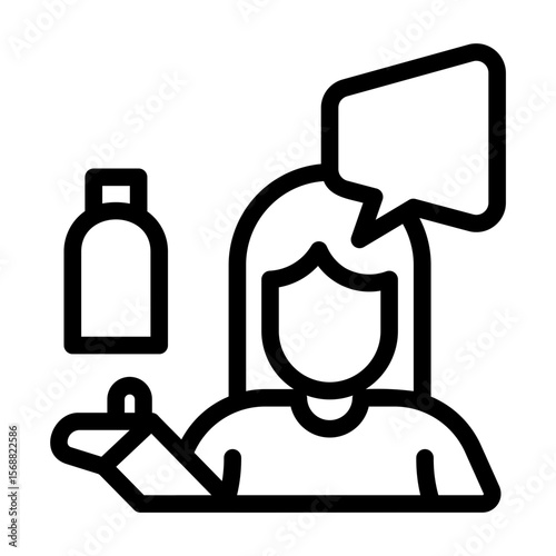 influencer Line Icon