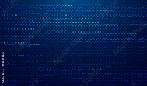 Abstract big data code representation. Modern high-tech data background. Graphic concept for your design