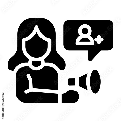 influencer Solid icon