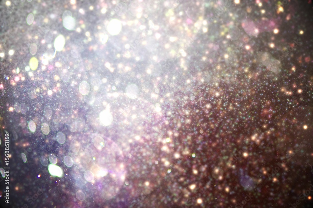 Obraz premium White snow and stars on black