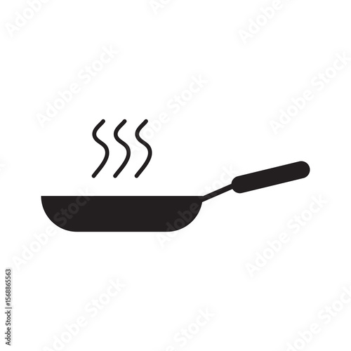 pan icon or logo isolated sign symbol vector, flat black trendy style illustration for web and app..eps