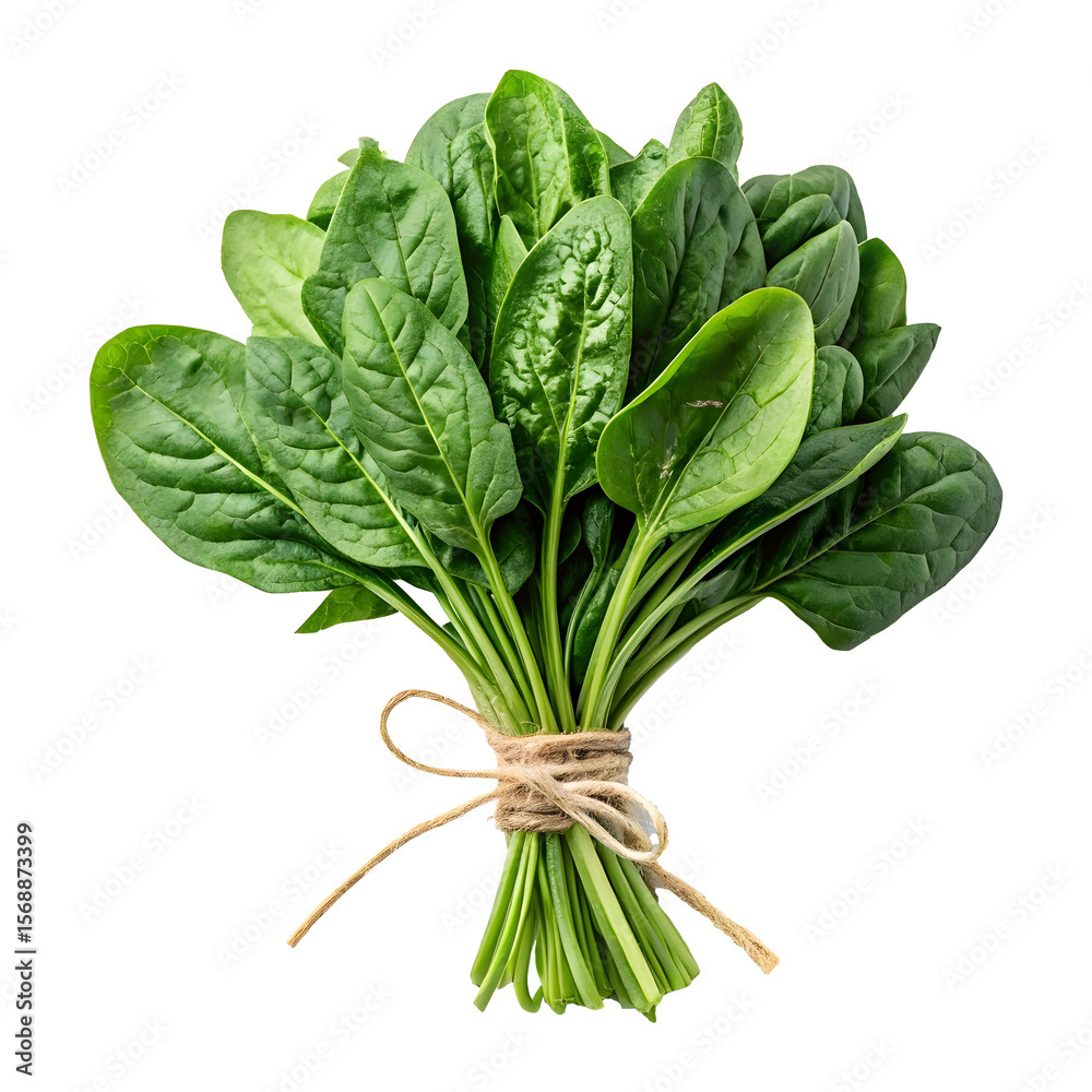Healthy Green Spinach Leaves Close-Up Healthy Green Spinach Leaves Close-Up