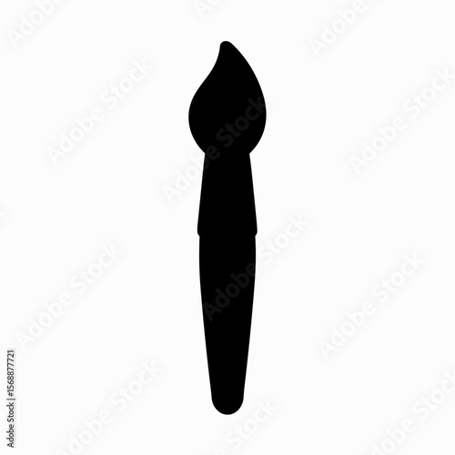 Paintbrush icon representing art and creation – filled