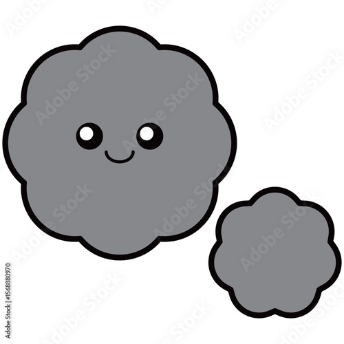 わたぼこり　イラスト　キャラクター　かわいい