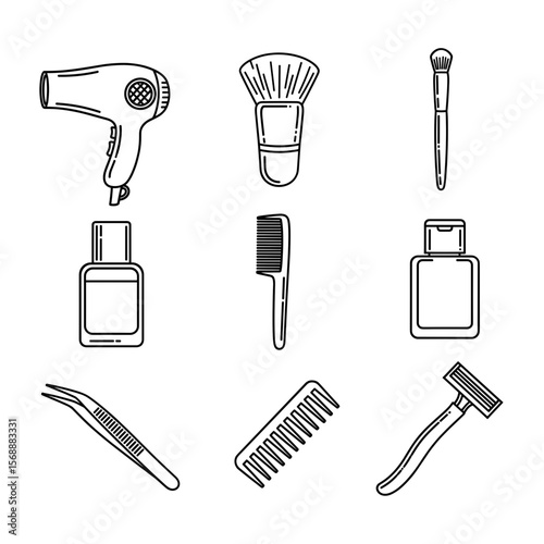 Essential Beauty Tools Hair Dryer, Makeup Brushes, and More