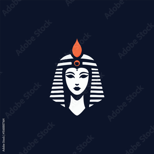 Queen cleopatra logo