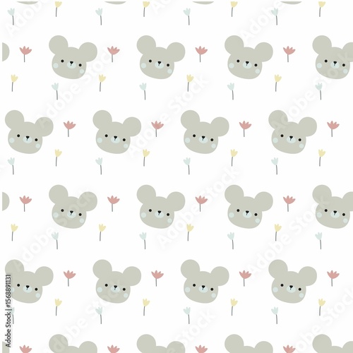 Minimalist Bear Bloom