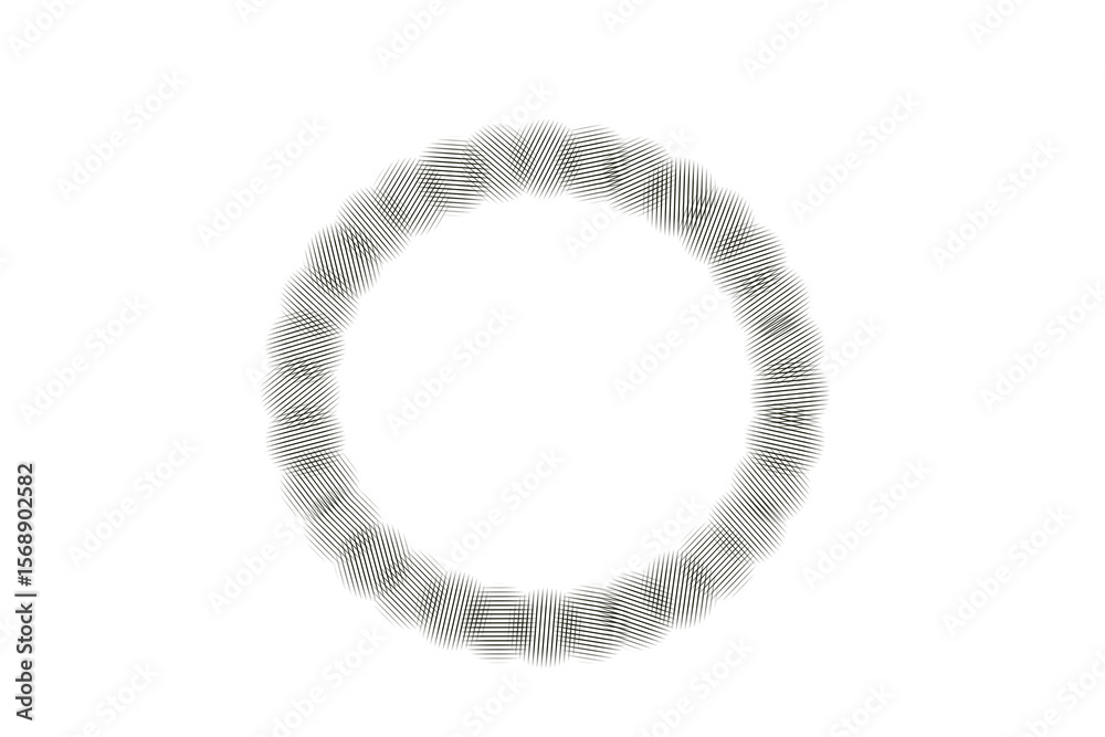 Circular dotted wireframe shape for abstract design, futuristic UI, and badges Circular dotted wireframe shape for abstract design, futuristic UI, and badges
