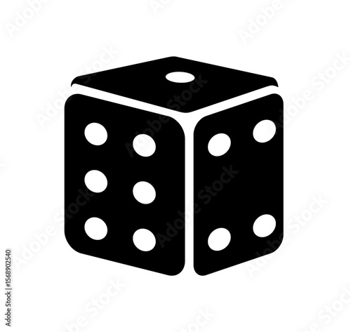 Dice icons illustration. vector . editable