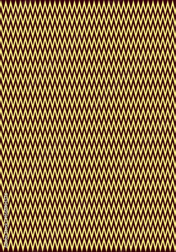 Fondo de barras en zigzag marrón y amarillo
