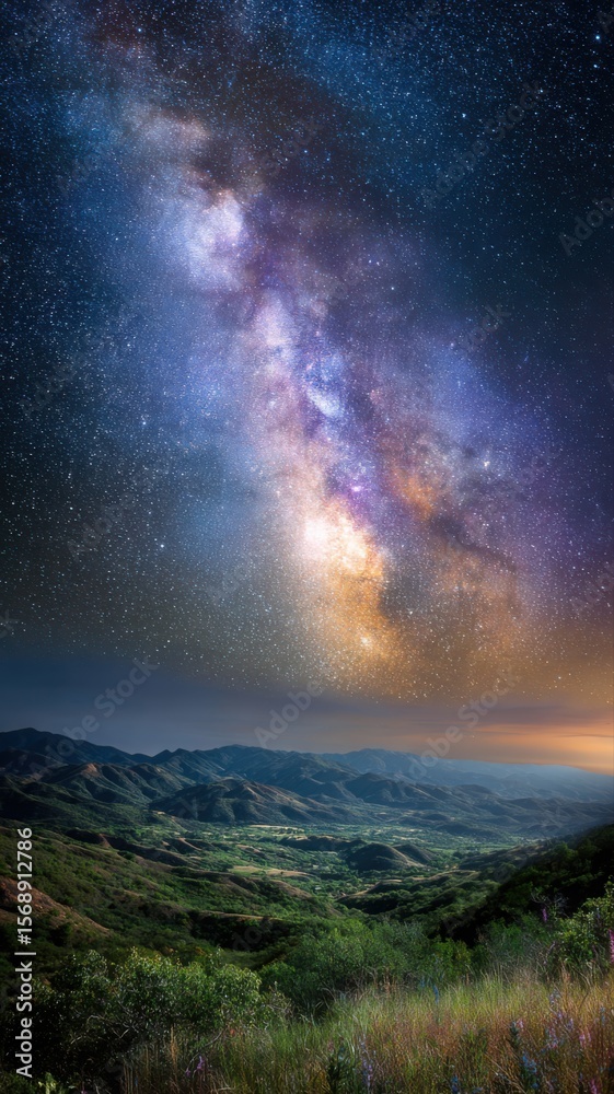 Fototapeta premium Misty Morning Sunbeams in a Golden Autumn Forest