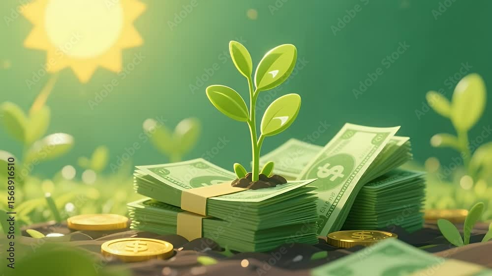 Money Tree Growth: Financial Investment, Sustainable Future, and Economic Prosperity