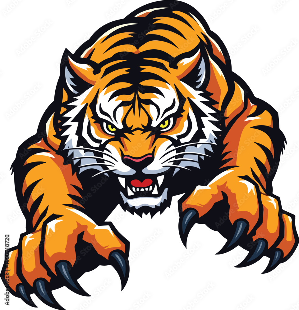 Fototapeta premium Pose of tiger