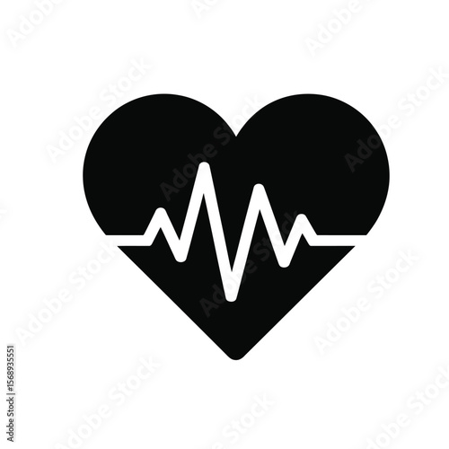 Cardiac arrest icon vector image can be used for cardiology