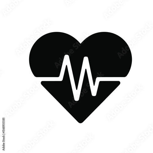 Cardiac arrest icon vector image can be used for cardiology