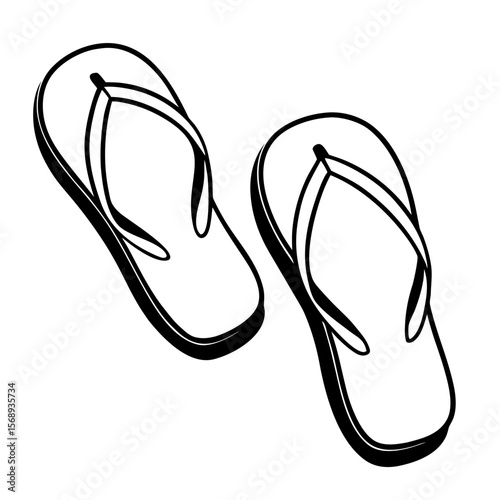 pair of flip flops