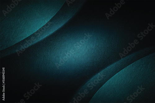 Abstract dark blue digital art with glowing light rays and a wavy texture pattern