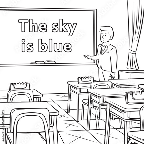 teacher in classroom