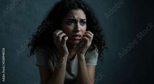 Anxiety and Inner Turmoil. Depressed Individual Facing Mental Health Challenges, Emotional Stress and Anxiety, Panic, Fear, and Mental Disorder