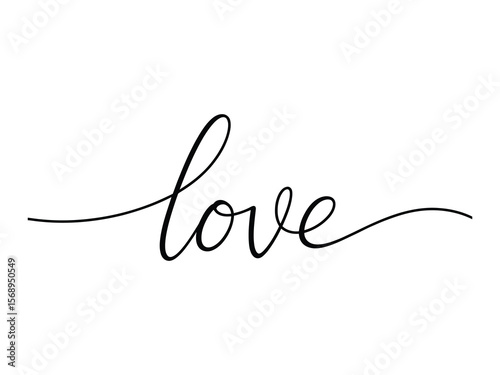 Romantic Love Vector Illustration