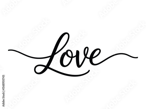 Romantic Love Vector Illustration