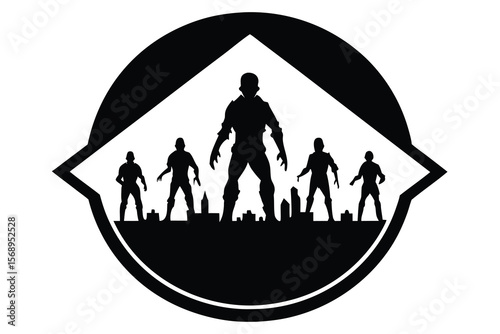 zombie apocalypse vector icon