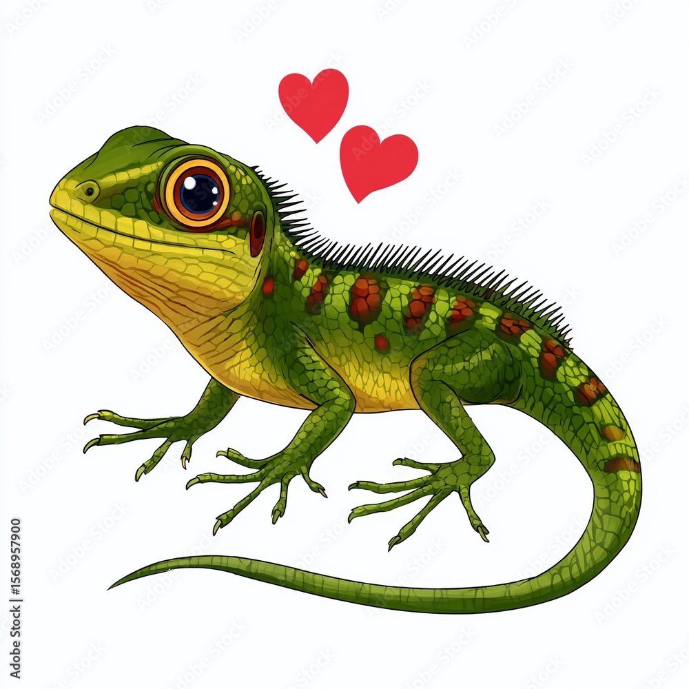 Obraz premium Unleash Your Inner Artist A Comprehensive Visual Prompt Generator for Captivating Lizard Art