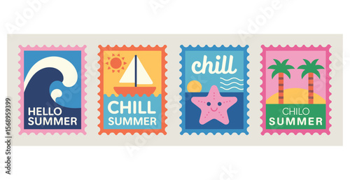 Chill Summer poster design 
