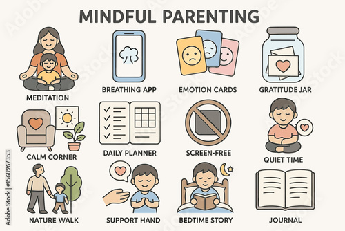 Mindful parenting tips: activities for emotional well-being and calm
