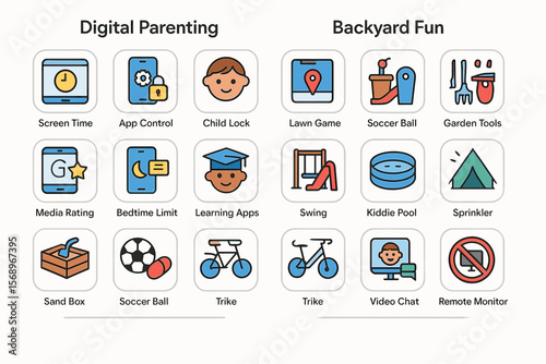 Digital parenting and backyard fun: ensuring safe play and learning for children