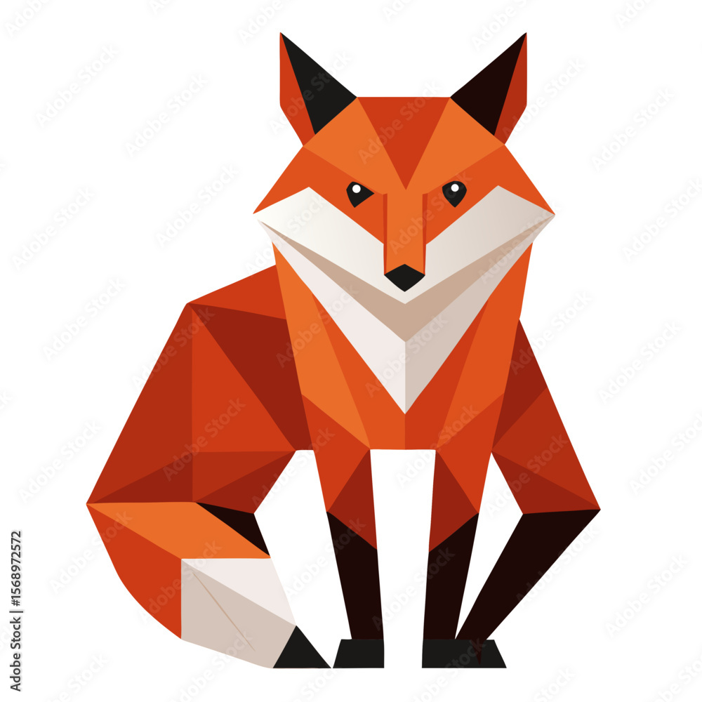 Obraz premium fox in the snow