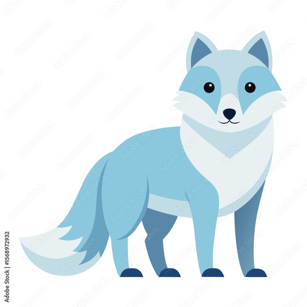 Fototapeta premium cartoon fox terrier
