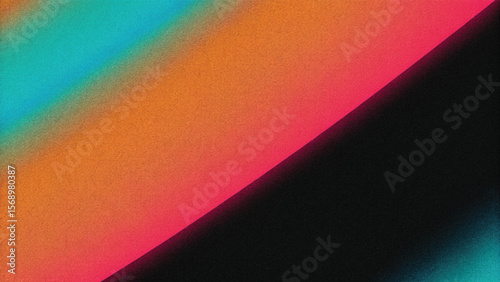 Abstract, colorful rainbow light waves create a stunning gradient design, ideal for a dynamic art or texture background