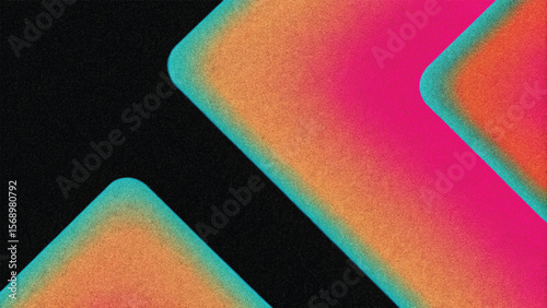 Abstract, colorful rainbow light waves create a stunning gradient design, ideal for a dynamic art or texture background