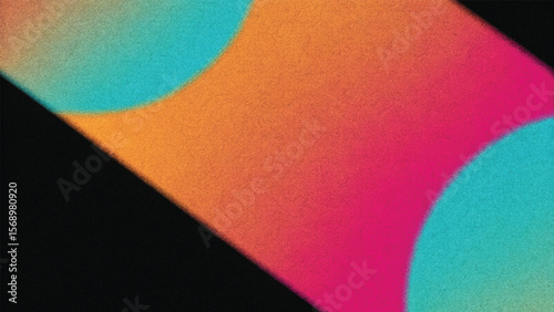 Abstract, colorful rainbow light waves create a stunning gradient design, ideal for a dynamic art or texture background