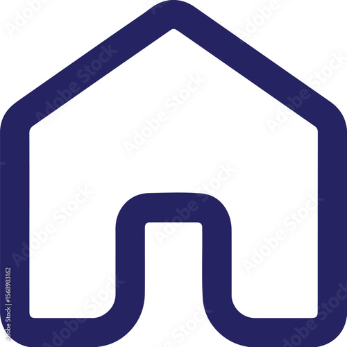 Home simple icon. Vector ICON all icon Viktor
