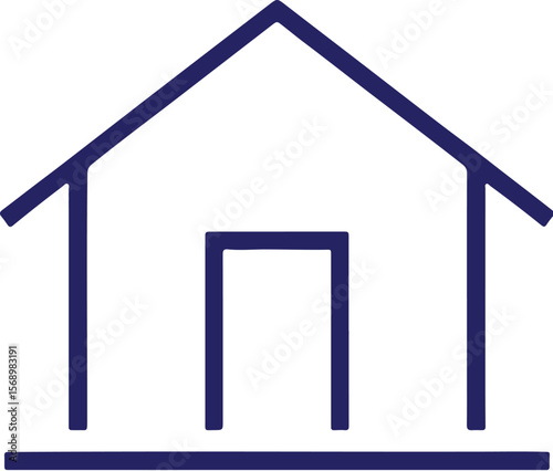 Home simple icon. Vector ICON all icon Viktor
