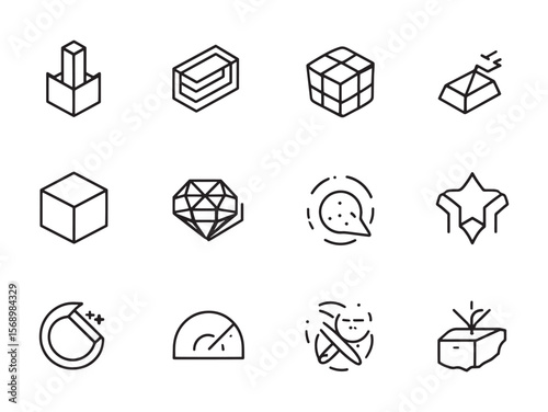 Minimalist line art remove from wishlist vector illustration
