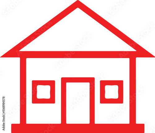 Home simple icon. Vector ICON all icon Viktor
