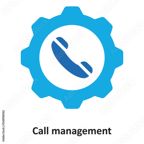 Call management  Vector Icon which can easily modify or edit